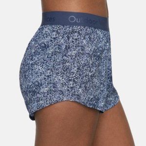 Outdoor Voices Relay Shorts in Pebbled Storm